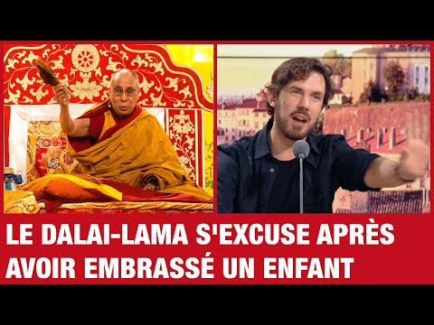 Le Dalai Lama demande à un enfant de lui sucer la langue