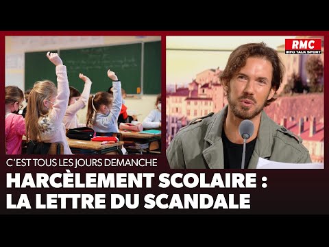 Harcèlement scolaire : la lettre du scandale