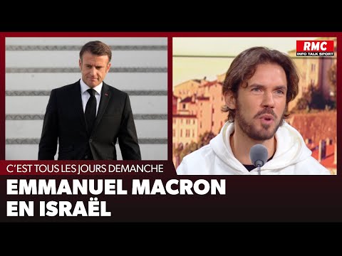 Emmanuel Macron en Israël