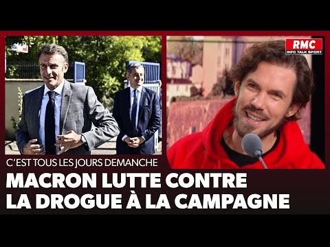 Macron lutte contre la drogue à la campagne