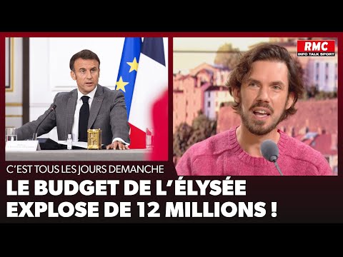 Le budget de l’Élysée explose de 12 millions !