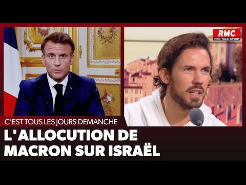 L’allocution de Macron sur Israël