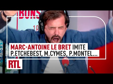 Marc-Antoine Le Bret imite Renaud, Philippe Etchebest, Denis Brogniart, Patrick Montel…