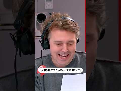 La tempête Ciaran sur BFM TV