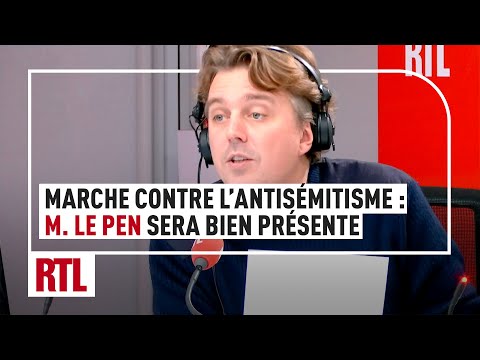 Marche contre l’antisémitisme : M. Le Pen appelle les adhérents du RN à se joindre à elle