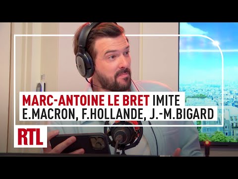 Marc-Antoine Le Bret imite Olivier de Kersauson, Jean-Marie Bigard, François Hollande