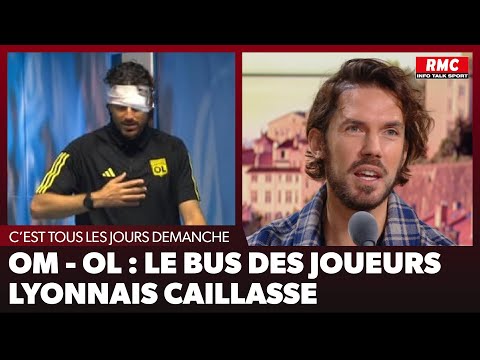 OM – OL : le bus des joueurs lyonnais caillassé