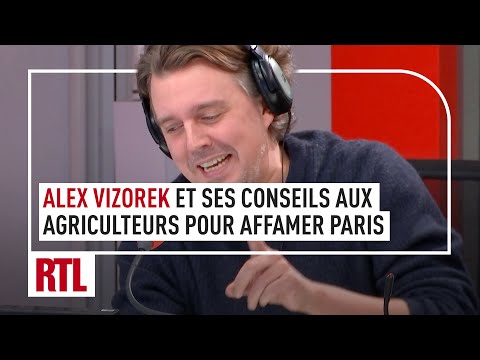 Alex Vizorek et ses conseils aux agriculteurs pour affamer Paris