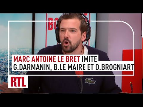 Gérald Darmanin, Bruno Le Maire, Denis Brogniart :  les imitations de Marc-Antoine Le Bret