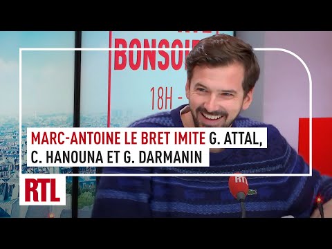 Gabriel Attal, Cyril Hanouna et Gérald Darmanin… Les imitations de Marc-Antoine Le Bret