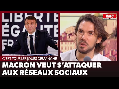 Arnaud Demanche : Macron veut s’attaquer aux réseaux sociaux