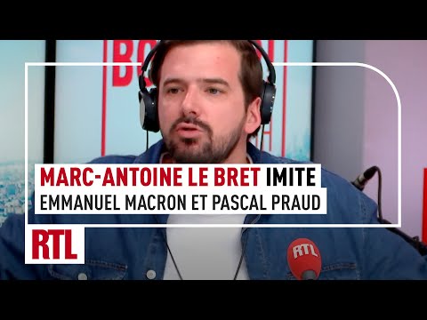 Marc-Antoine Le Bret imite Emmanuel Macron et Pascal Praud