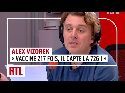 La chronique d’Alex Vizorek : « 217 vaccins, le gars, il capte la 72G ! »