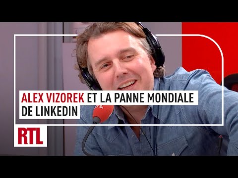 Alex Vizorek et la panne mondiale de LinkedIn