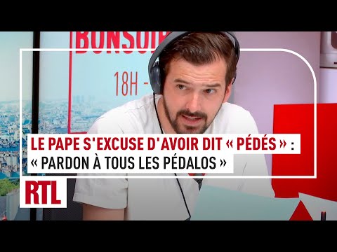 Le pape s’excuse d’avoir dit « pédés » : « Pardon à tous les pédalos »