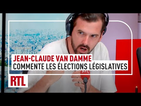 Jean-Claude Van Damme commente les élections législatives