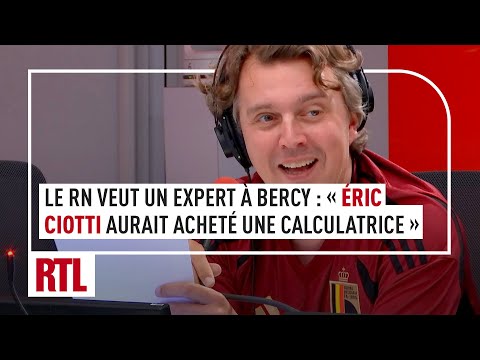 Le RN souhaite un « expert » à Bercy : « Ciotti aurait été vu en train de s’acheter une calculatrice »