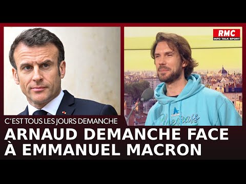 Arnaud Demanche : Arnaud Demanche face à Emmanuel Macron