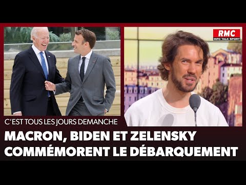 Arnaud Demanche : Macron, Biden et Zelensky commémorent le Débarquement