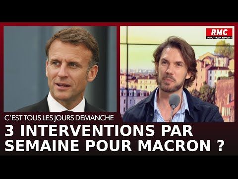 Arnaud Demanche : 3 interventions par semaine d’Emmanuel Macron ?