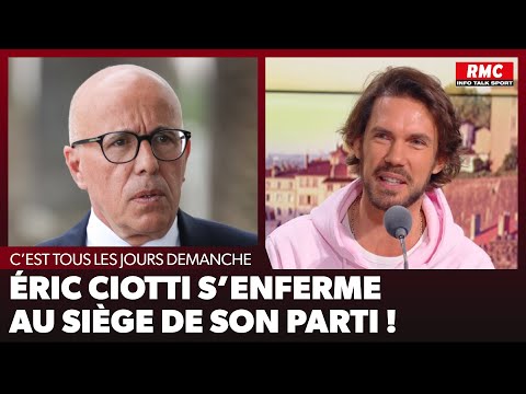 Arnaud Demanche : Éric Ciotti s’enferme au siège de son parti !