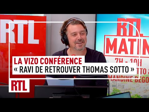 La Vizo Conférence :  » Ravi de retrouver Thomas Sotto « 