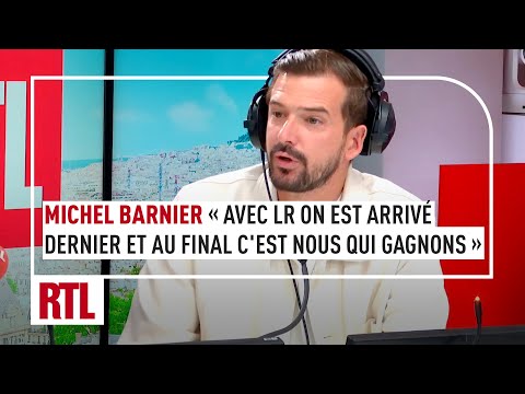 Michel Barnier « Avec LR on est arrivé dernier aux législatives et au final c’est nous qui gagnons »