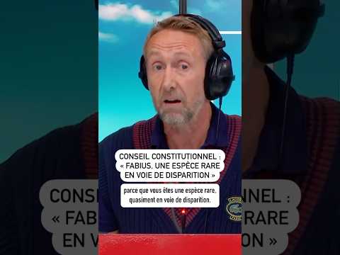 Conseil constitutionnel : « Fabius, une espèce rare en voie de disparition »