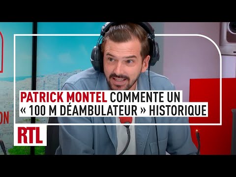 Patrick Montel commente un « 100 m déambulateur » historique