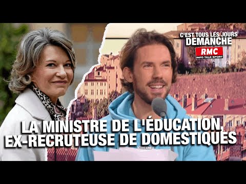 Arnaud Demanche: La ministre de l’Éducation, ex-recruteuse de domestiques