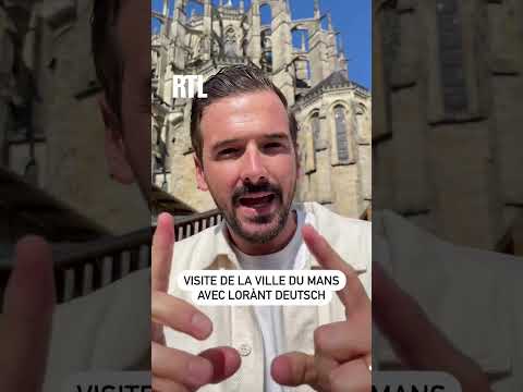 Lorànt Deutsch en promenade dans la ville du Mans