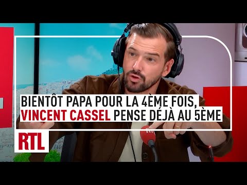 Bientôt papa pour la quatrième fois, Vincent Cassel pense déjà au cinquième