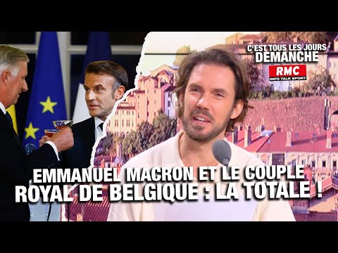 EMMANUEL MACRON, LE ROI, ET LA REINE DES BELGES