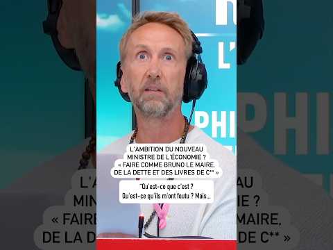 « Le nouveau ministre de l’Économie ? Faire comme Bruno Le Maire, de la dette et des livres de cul » 😂