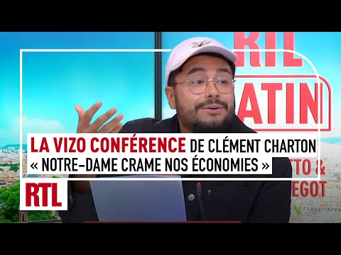 Vizo Conférence de Clément Charton : « Notre-Dame a cramé, maintenant elle crame nos économies »