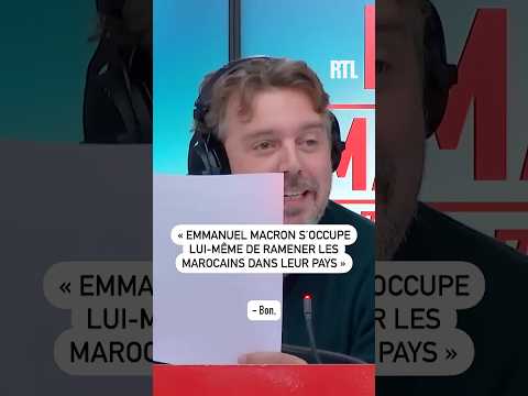 L’Oeil d’Alex Vizorek : « Emmanuel Macron s’occupe lui-même de ramener les marocains dans leur pays »