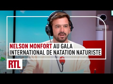 Nelson Monfort au Gala international de natation naturiste