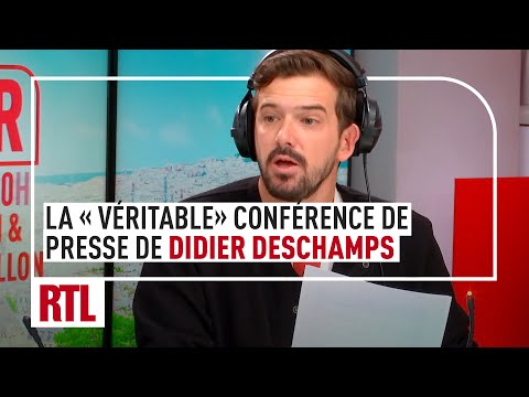 La « véritable » conférence de presse de Didier Deschamps