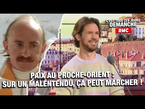 ARNAUD DEMANCHE/ PAIX AU PROCHE-ORIENT : SUR UN MALENTENDU, ÇA PEUT MARCHER !