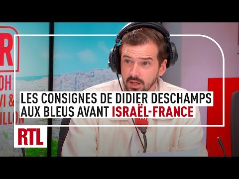 Les consignes de Didier Deschamps aux Bleus avant Israël-France