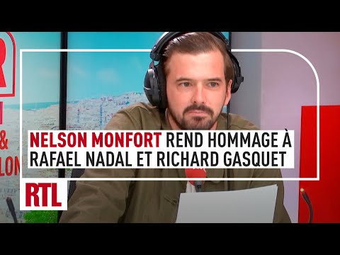 Nelson Monfort rend hommage à Rafael Nadal et Richard Gasquet