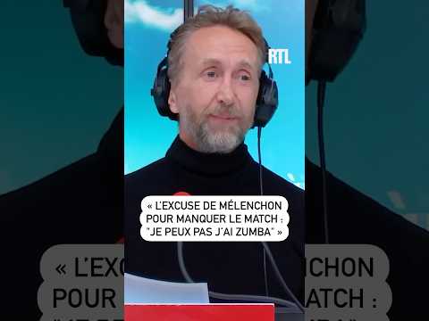 « L’excuse de Jean-Luc Mélenchon pour manquer le match de foot est : « Je peux pas j’ai Zumba! » 💃🤣