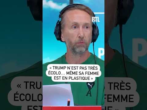 ♻️ « Donald Trump ce n’est pas trop son truc l’écologie… même sa femme est en plastique ! » 🤣