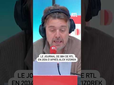 Alex Vizorek imagine le journal de 8h00 de RTL du 18 novembre 2034 🤣