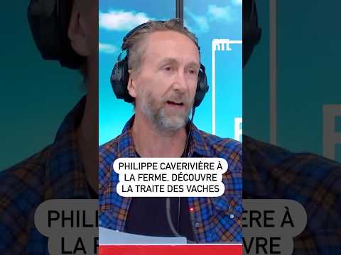 🐮 L’expérience de Philippe Caverivière à la ferme qui découvre la traite des vaches 🤣