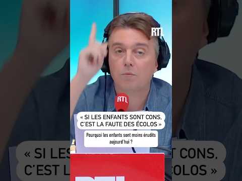 « C’est évident, si les enfants sont cons, c’est la faute des écolos » 🤣