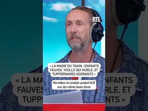 « La magie du train c’est : des enfants fauves, une vieilles qui hurle et des tupperwares odorants »😂