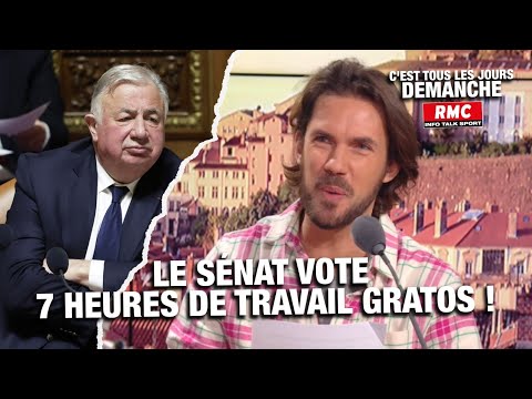 Arnaud Demanche: le Sénat vote 7 heures de travail gratos !