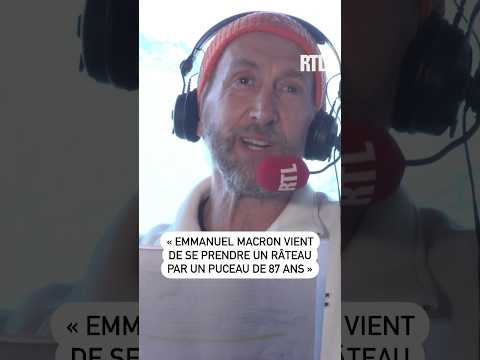 « Emmanuel Macron vient de se prendre un râteau par un puceau de 87 ans ! »🤣