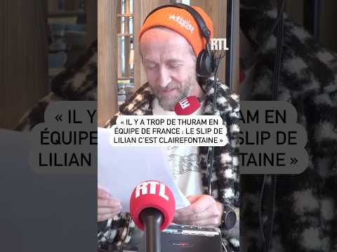 « Il y a trop de Thuram dans l’équipe de France : le slip de Lilian c’est clairefontaine » 🤣